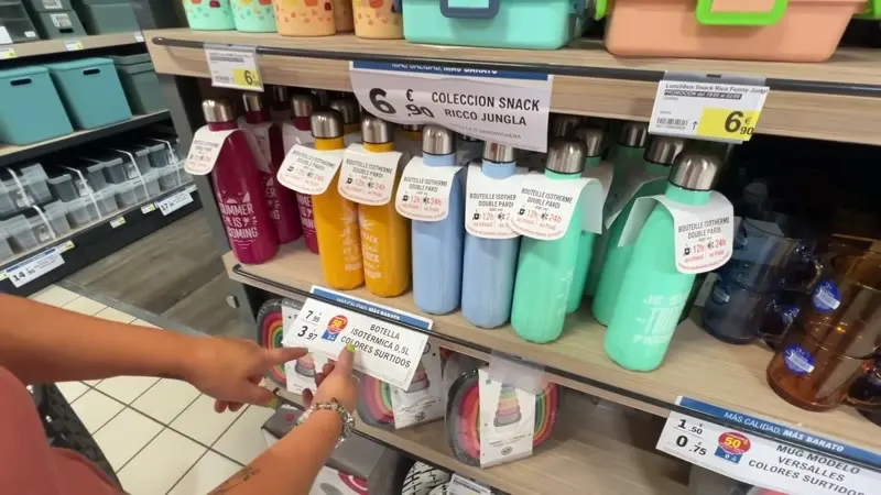Botellas térmicas de colores para el cole