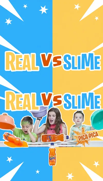 DRINK SLIME vs REAL DRINK vs PICA PICA